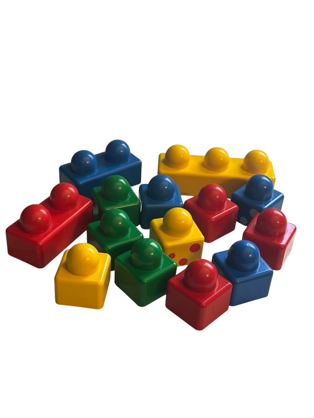 Duplo Primo By Lego Baby Toddler Building Blocks 14 Pieces Red Blue Yellow Green